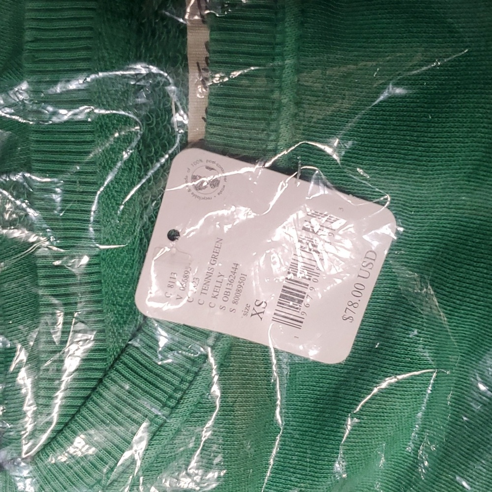 FREE PEOPLE CAMDEN Jolly Rancher Green OVERSIZED PULLOVER Sweatshirt We the Free - Picture 10 of 11